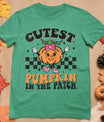 Cutest Pumpkin In The Patch Funny Halloween Thanksgiving T-Shirt