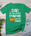 Dad Of Cutest Pumpkin In The Patch Halloween Thanksgiving T-Shirt