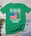 American Proud Veteran Son Veterans Day Memorial Day T-Shirt