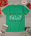 Fa (La)8 Funny Christmas Santa Fa La Math Teacher Student T-Shirt