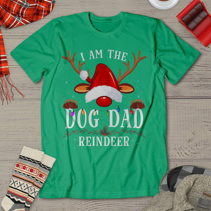 I Am The Dog Dad Reindeer Christmas Family T-Shirt