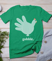 Turkey Glove Gobble Thanksgiving Thankful Nurse T-Shirt