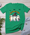 Womens Teaching My Boos Halloween Teacher Ghost Fall Holiday T-Shirt