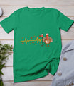 Thanksgiving Nurse Heartbeat Turkey Fall Scrub Top Women Men T-Shirt