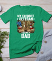 Father Veterans Day My Favorite Veteran Is My Dad For Kids T-Shirt