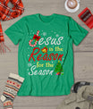 Christian Jesus The Reason Christmas Stocking Stuffer Gifts T-Shirt