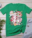 Christmas Santa Nurse Disco Ball Rn Cna Icu Med Surg Picu T-Shirt