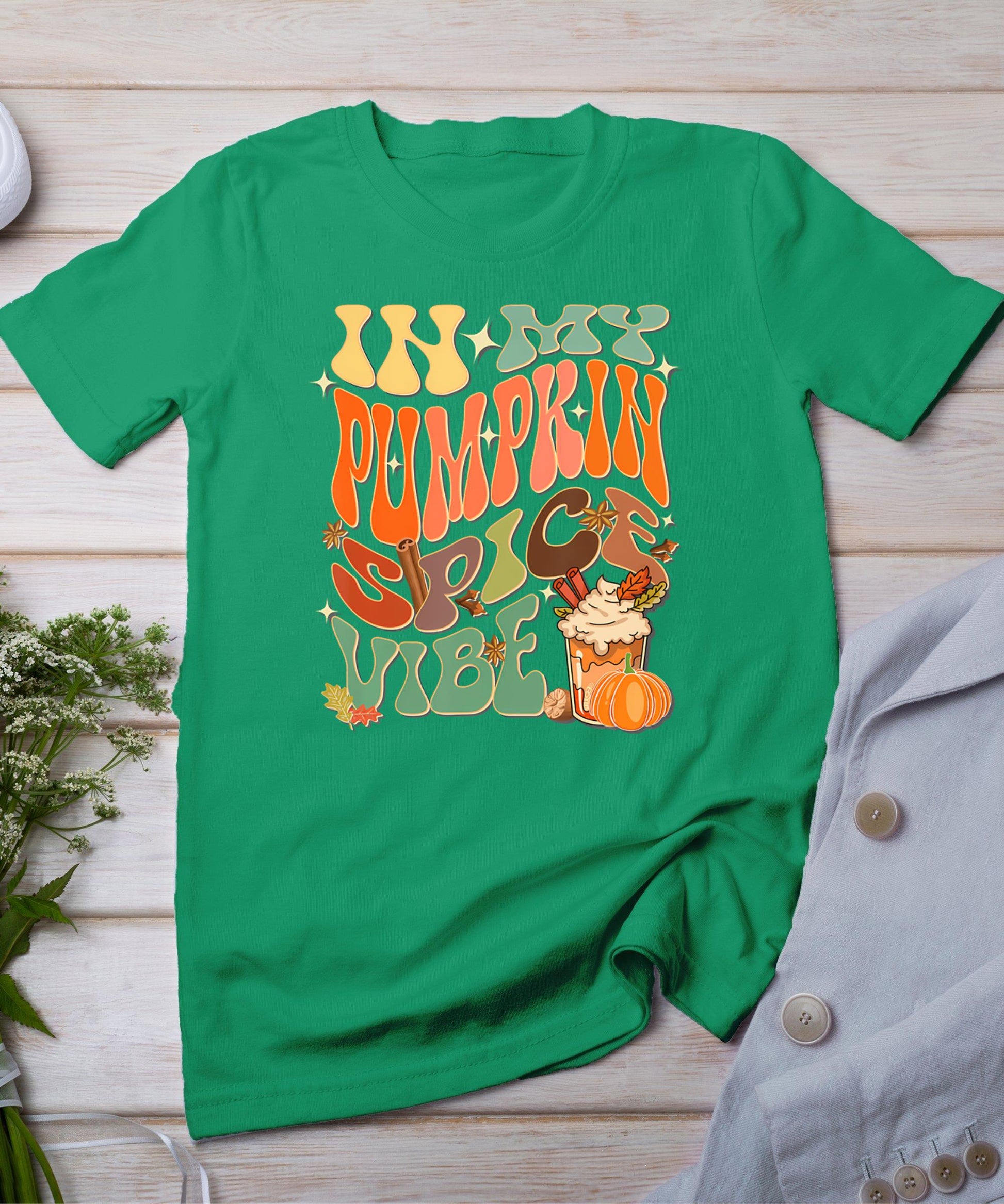 In My Pumpkin Spice Vibe Halloween Thanksgiving Fall Harvest T-Shirt