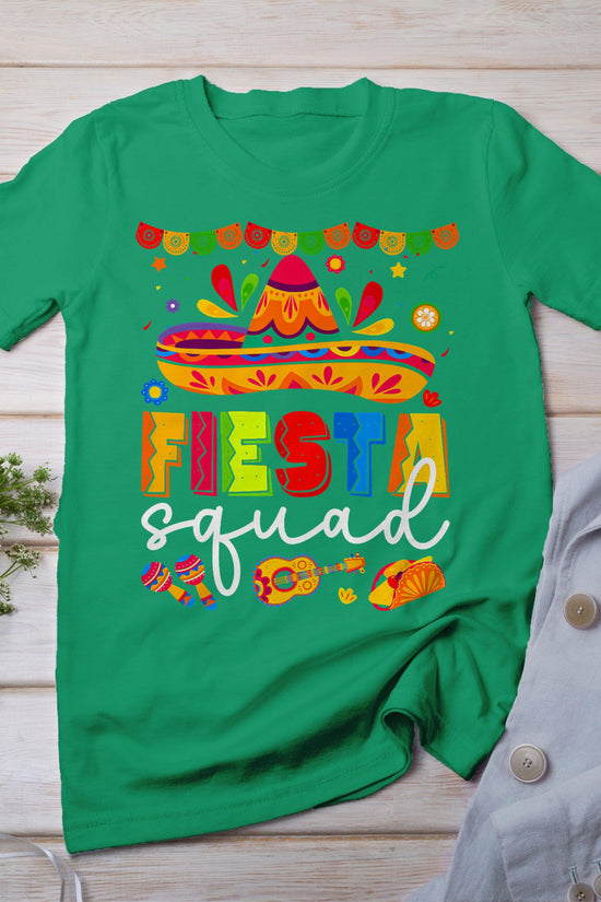 Cinco De Mayo Fiesta Squad Family Matching Group Adults Kids T-Shirt