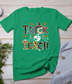 Fall Holiday Themed Thanksgiving Halloween Teacher Trick Or T-Shirt