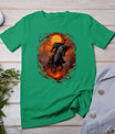 Scary Pumpkin Headless Horseman Halloween T-Shirt