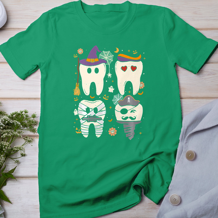 Halloween Dentist Witch Teeth Dental Crew Costume Men Women T-Shirt