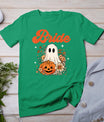 Bride Wildflower Ghost Boo Crew Halloween Bachelorette T-Shirt