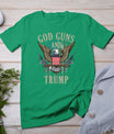 God Guns And Trump 2nd Amendment Flag Ar15 American Flag T-Shirt