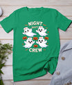 Night Shift Crew Funny Halloween Nursing Ghost Spooky Nurse T-Shirt