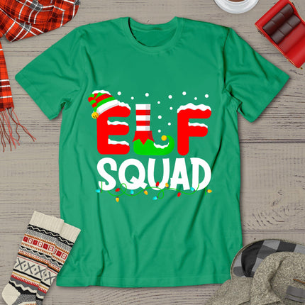Elf Squad Christmas Matching Family Toddler Boy Girl Funny T-Shirt