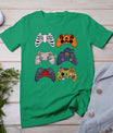 Halloween Skeleton Zombie Gaming Controllers Mummy Boys Kids T-Shirt