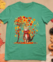 It's Fall Y'All Cat Leaf Fall Tree Hello Autumn Thanksgiving T-Shirt