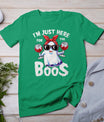 I'm Just Here For The Boos Halloween Women Ghost Cute Funny T-Shirt