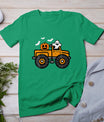 Monster Truck Ghost Pumpkin Halloween T-Shirt