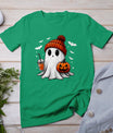 Cute Halloween Ghost Drink Pumpkin T-Shirt