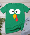 Thanksgiving Turkey Face Matching Family Costume Cute Kids T-Shirt