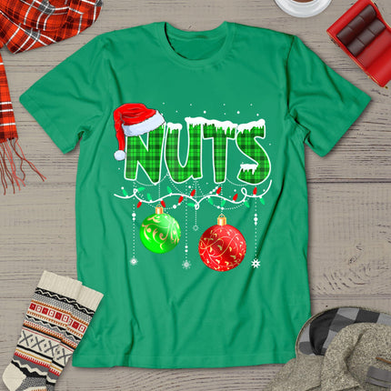 Chestnuts Matching Family Funny Chest Nuts Christmas Couples T-Shirt