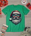 Santa Face Retro Sunglasses Christmas Xmas Men Women Kids T-Shirt