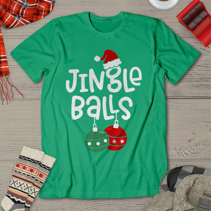 Jingle Balls Tinsel Tits Funny Matching Couple Chestnuts T-Shirt