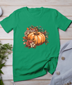 Fall Shirt Women Vintage Pumpkin Autumn Graphic Thanksgiving T-Shirt