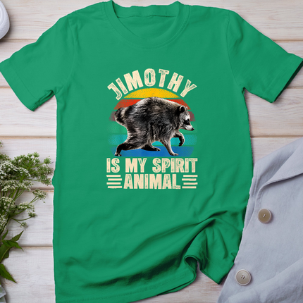 Vintage Jimothy Raccoon is My Spirit Animal Raccoon Meme T-Shirt