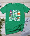 Inclusion Isn't Scary Slp Halloween Sped Teacher Ghost Mummy T-Shirt