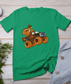 Thanksgiving Turkey Riding Monster Truck Boys Kids T-Shirt