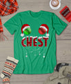 Chest Nuts Christmas Shirt Funny Matching Couple Chestnuts T-Shirt