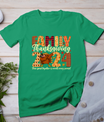 Family Thanksgiving 2024 Crew Dabbing Turkey Group Matching T-Shirt