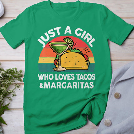 Girl Love Taco Margarita-Shirt Women Mexican Cinco De Mayo T-Shirt