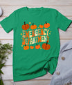 Funny Er Nurse Thanksgiving Emergency Dept Groovy T-Shirt