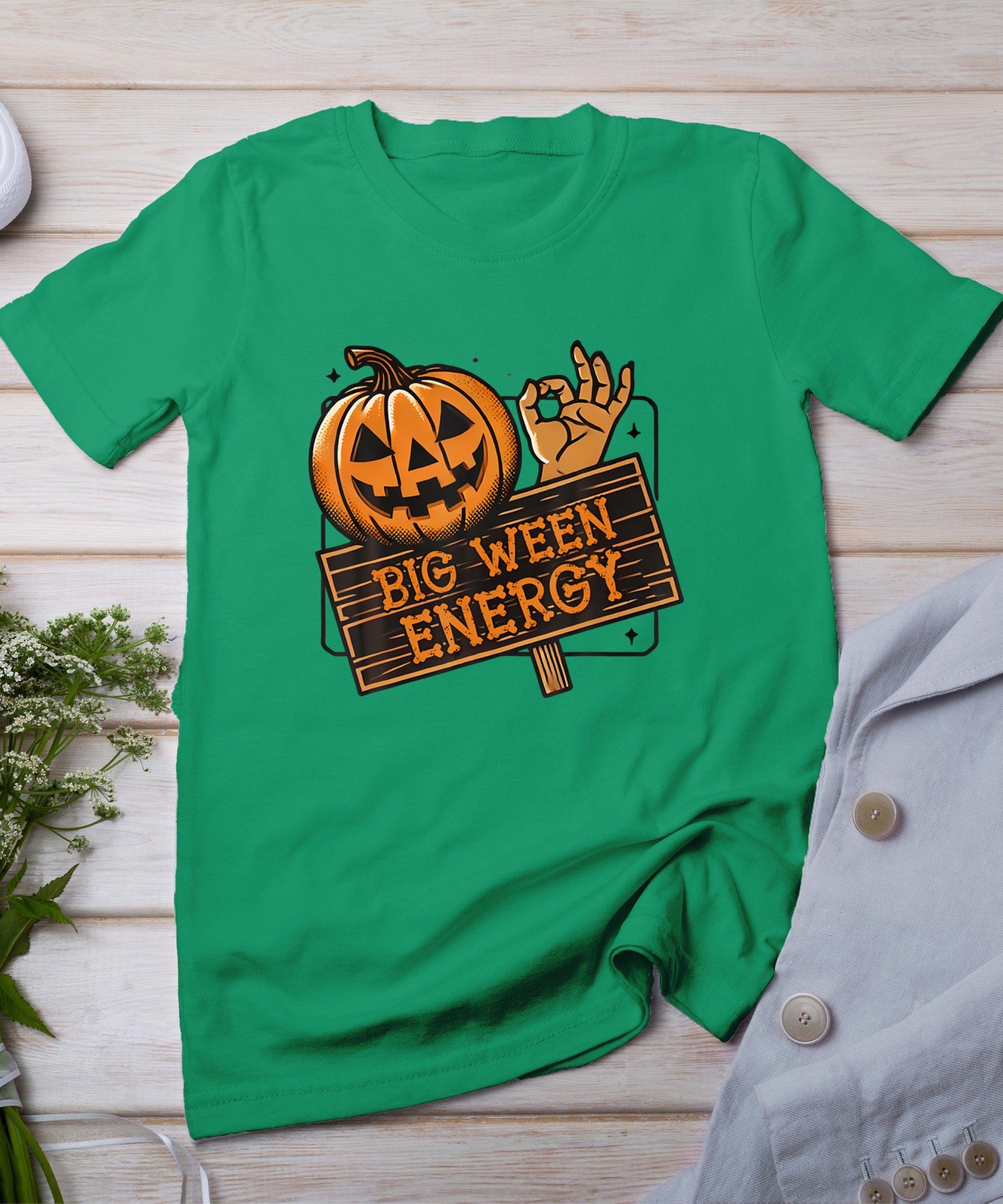 Vintage Big Ween Energy Shirt Carved Pumpkins T-Shirt