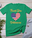 Veterans Day With American Flag For Men Dad Women Kids T-Shirt