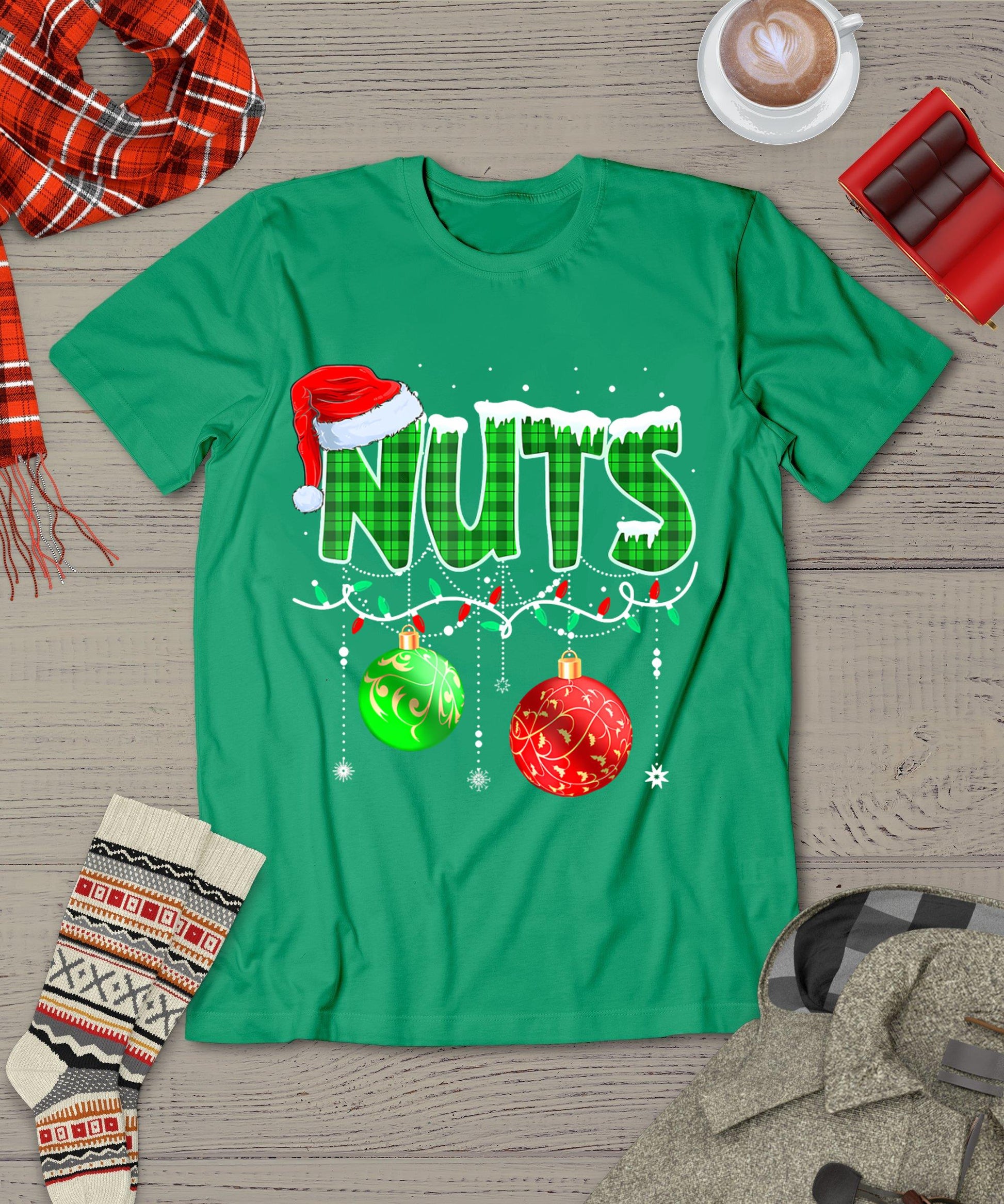 Chestnuts Matching Family Funny Chest Nuts Christmas Couples T-Shirt