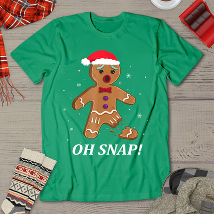Gingerbread Man Oh Snap Christmas Cookie Costume Baking Team T-Shirt