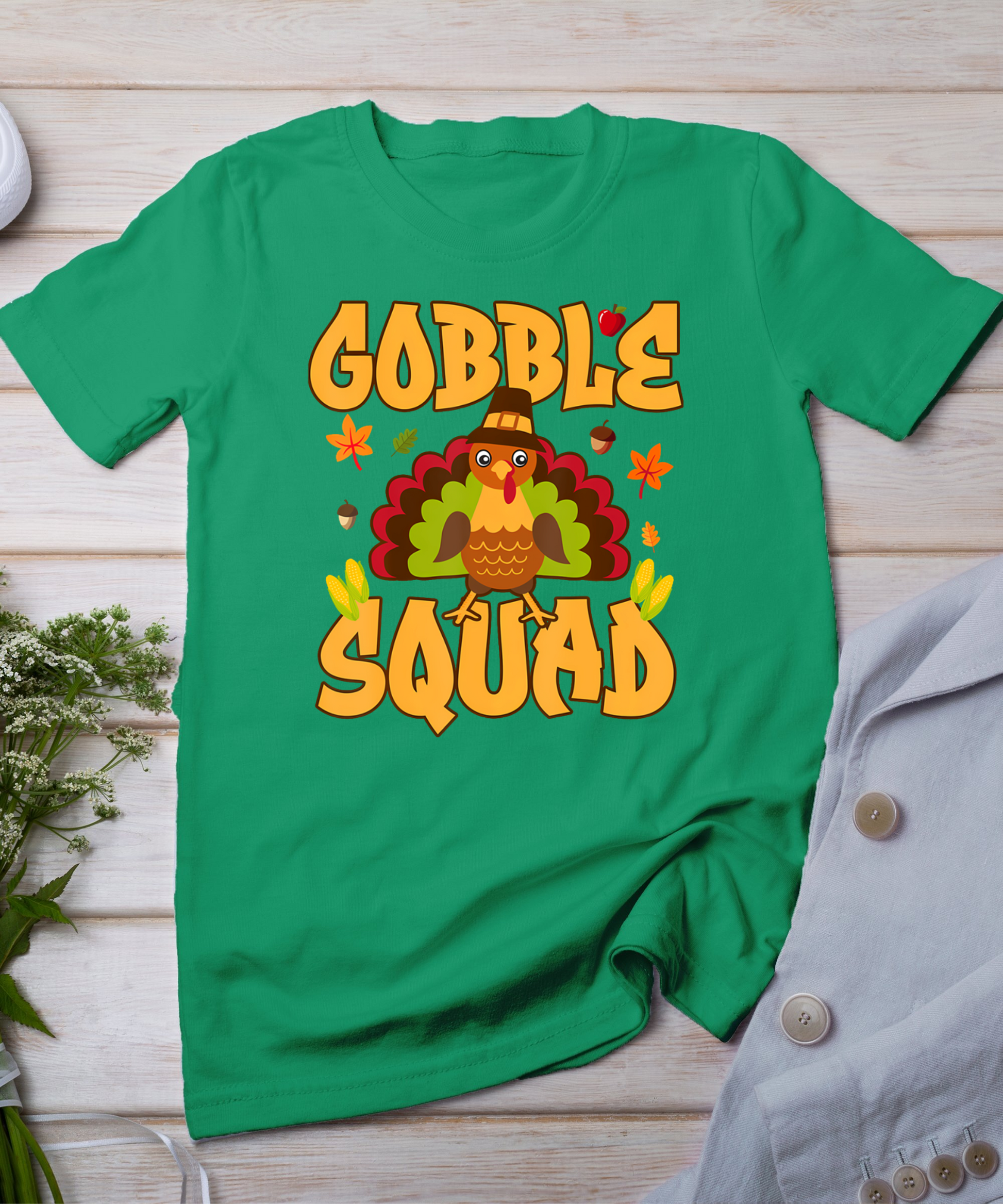 Gobble Squad Turkey Design - Gobble Squad T-Shirt