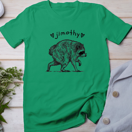 Jimothy Cute Viral Short Spined Racoon T-Shirt