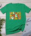 Thanksgiving Shirts Couples Sweet Potato I Yam Groovy Flower T-Shirt