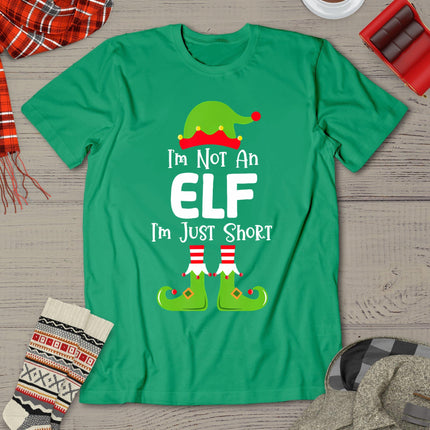 I'm Not An Elf I'm Just Short Family Christmas Pjs Matching T-Shirt