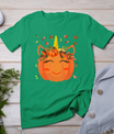 Cute Unicorn Pumpkin For Kids Halloween Thanksgiving T-Shirt