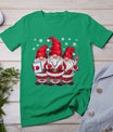 Cute Nursing Christmas Gnomes Xmas Medical Scrub Top Nurse T-Shirt