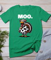 Turkey Moo Funny Thanksgiving Long Sleeve T-Shirt