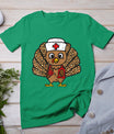 Turkey Nurse Stethoscope Thanksgiving Nurse Turkey Autumn T-Shirt