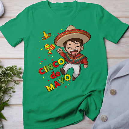 Cinco De Mayo For Kids Boys Mexican Design Awesome Fiesta T-Shirt